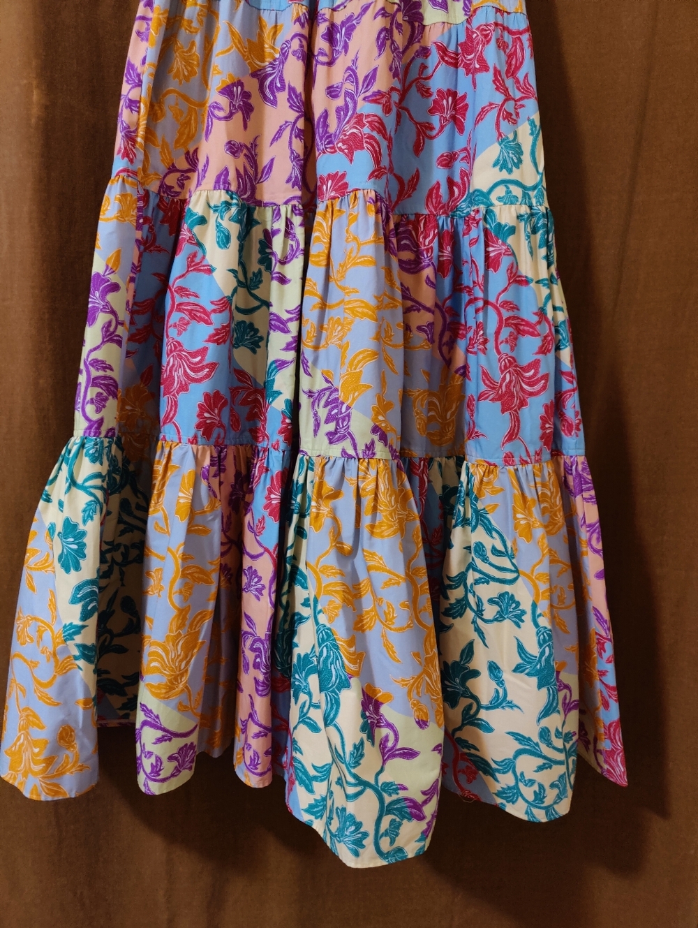 Derek Lam 10 Crosby Fatima tiered floral a line dress, Size 2 - Picture 8 of 13